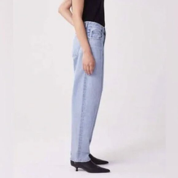 Agolde Revolve High Rise Tapered Baggy Jeans - Picture 8 of 8